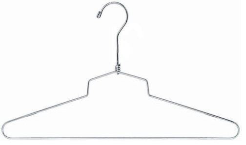 Metal Top Hanger, 18", No Loop, Set of 25