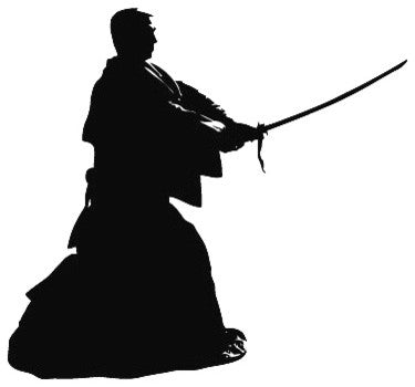 Japanese Swordsman Wall Decal