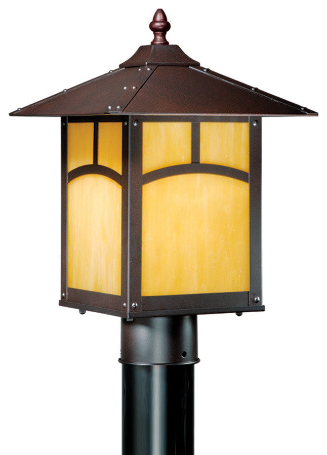 Mission II 9" Outdoor Post Light Espresso Bronze
