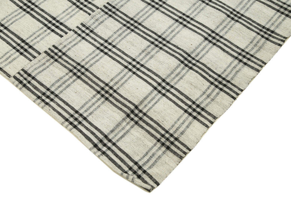 Rug N Carpet - Handwoven Turkish 6' 3'' x 8' 8'' Contemporary Wool Kilim Rug