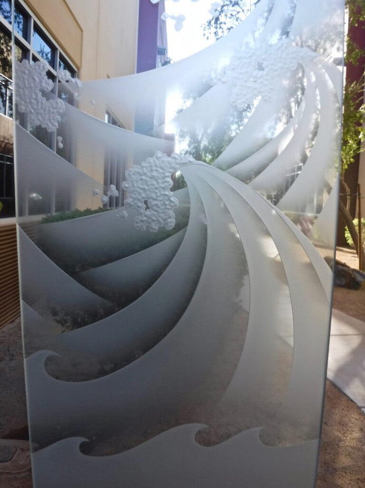 Interior Prehung Door or Interior Slab Door - High Seas - Primed - 30" x 96"...