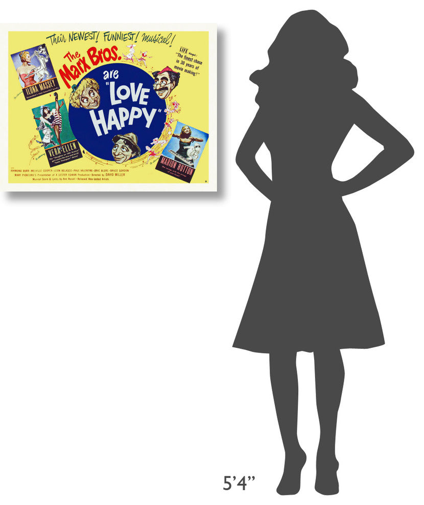 "Marx Brothers - Love Happy 02" Canvas by Hollywood Photo Archive, 30x23"