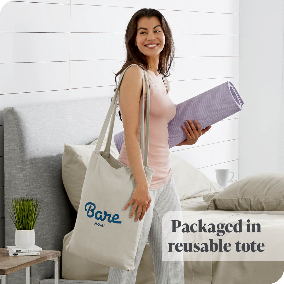 Bare Home Cotton Flannel Sheet Set, Ivory, Twin Xl