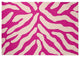 Animal Stripe Spring Chenille Rug, Orchid, 5'x7'