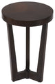 Aphra Side Table, Merlot Brown
