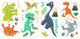 Friendly Dinosaur Peel And Stick Wall Decals