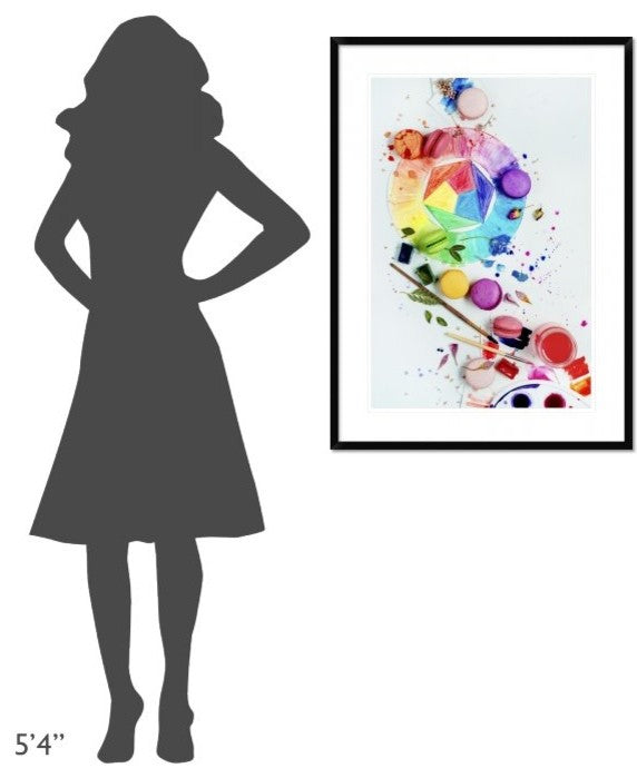 "Art Of Patisserie" Framed Digital Print by Dina Belenko, 28"x38"