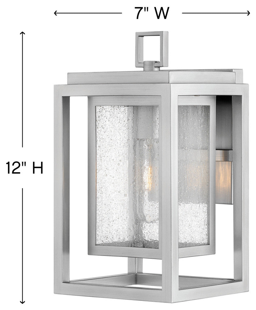 Hinkley Lighting 1000 Republic 1 Light 12" Tall Coastal Elements - Black
