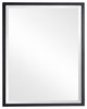 Urban Steel 1" Decorative Mirrors, Black, 24"x30"
