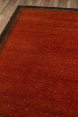 Desert Gabbeh Hand-Tufted Rug, Paprika, 8'x11'