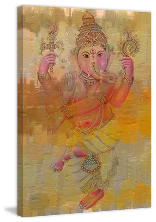 "Elephant Dance" Print on Canvas, 12"x18"