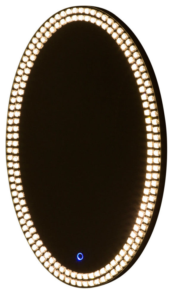 Montreal Lighted Oval Wall Mirror