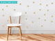 Polka Dot Fabric Wall Decals, Set of 48, 2" Polka Dots, Beige