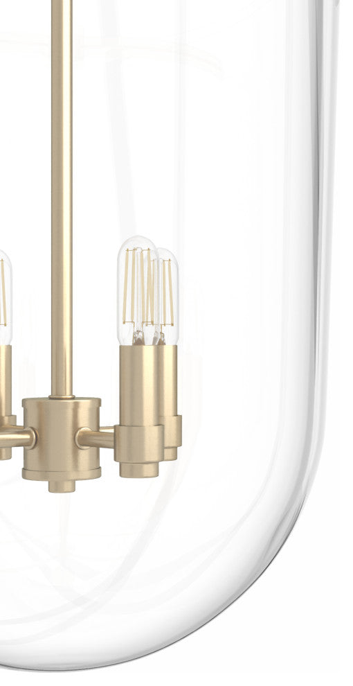 Sacha Alturas Gold 4 Light Pendant Ceiling Light Fixture