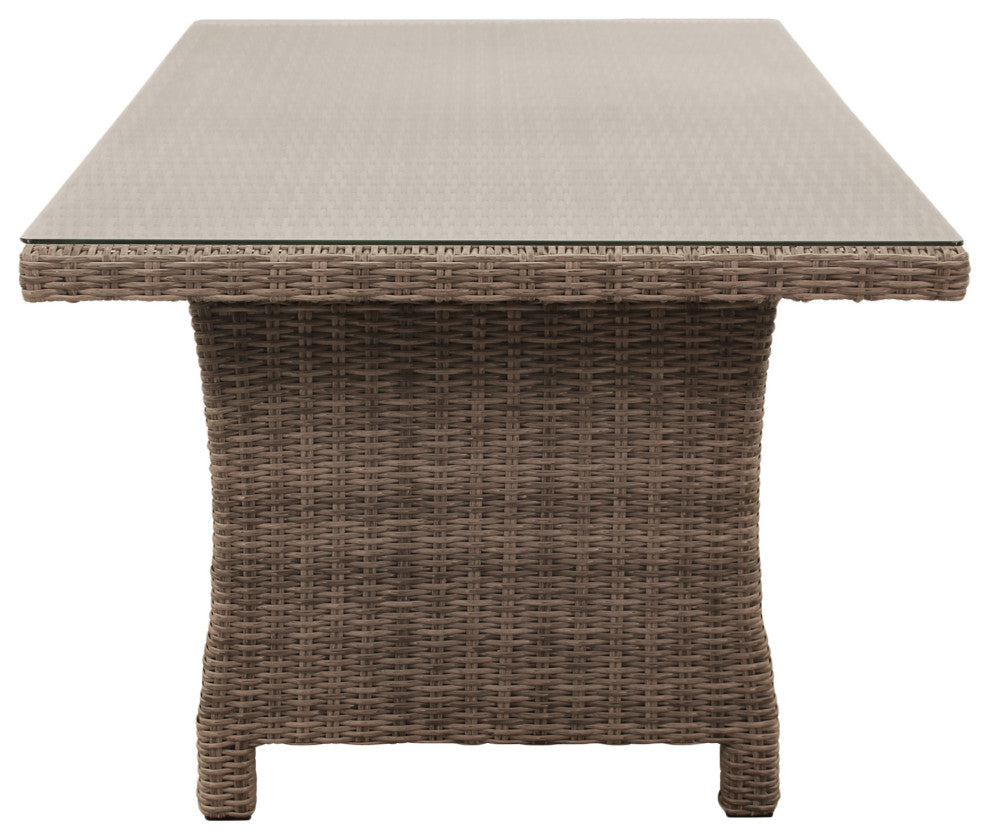 Courtyard Casual Capri 6 Piece Sofa Seating Set With Chow Table
