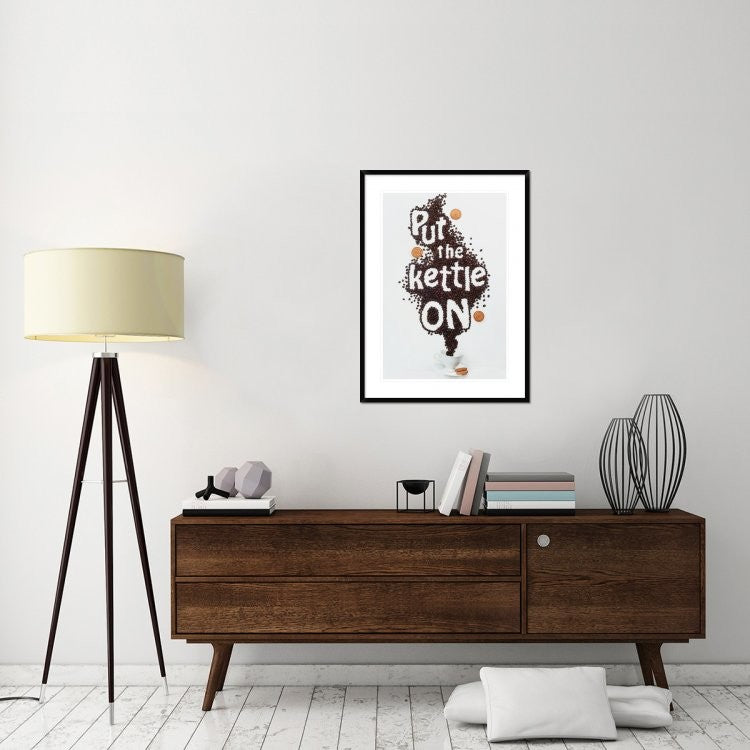 "Put The Kettle On!" Framed Digital Print by Dina Belenko, 28"x38"