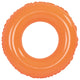 35" Classic Round Orange Inflatable Swimming Pool Inner Tube Ring Float