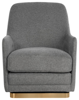 Marcela Swivel Lounge Chair Belfast Koala Grey