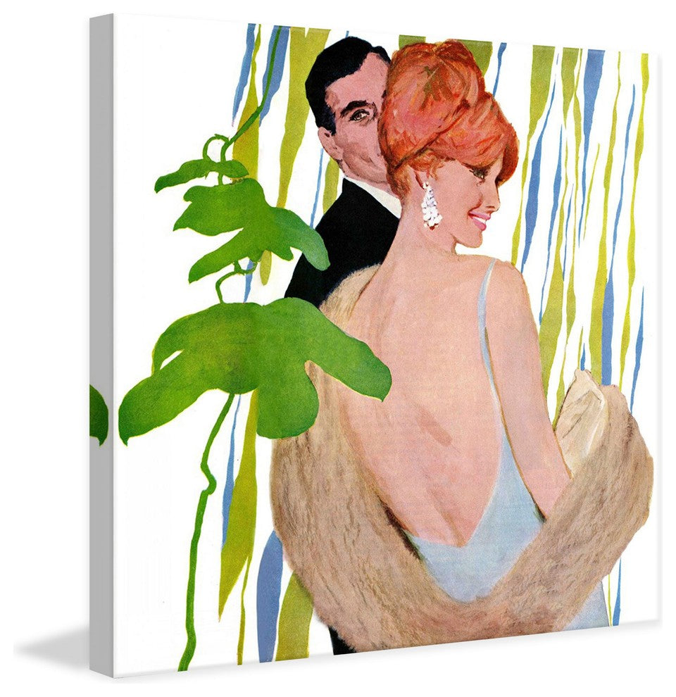 "Money on Her Mind" Painting Print on Canvas by Joe de Mers