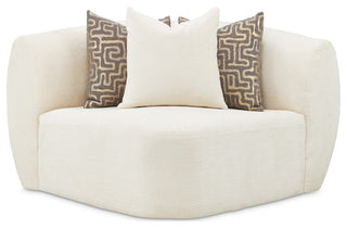 Le Montreaux 5-Piece Modular Chenille Sectional, Gardenia
