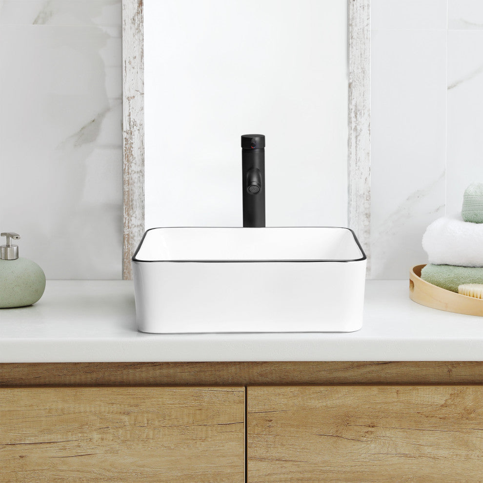 16" Bathroom Sink With Faucet