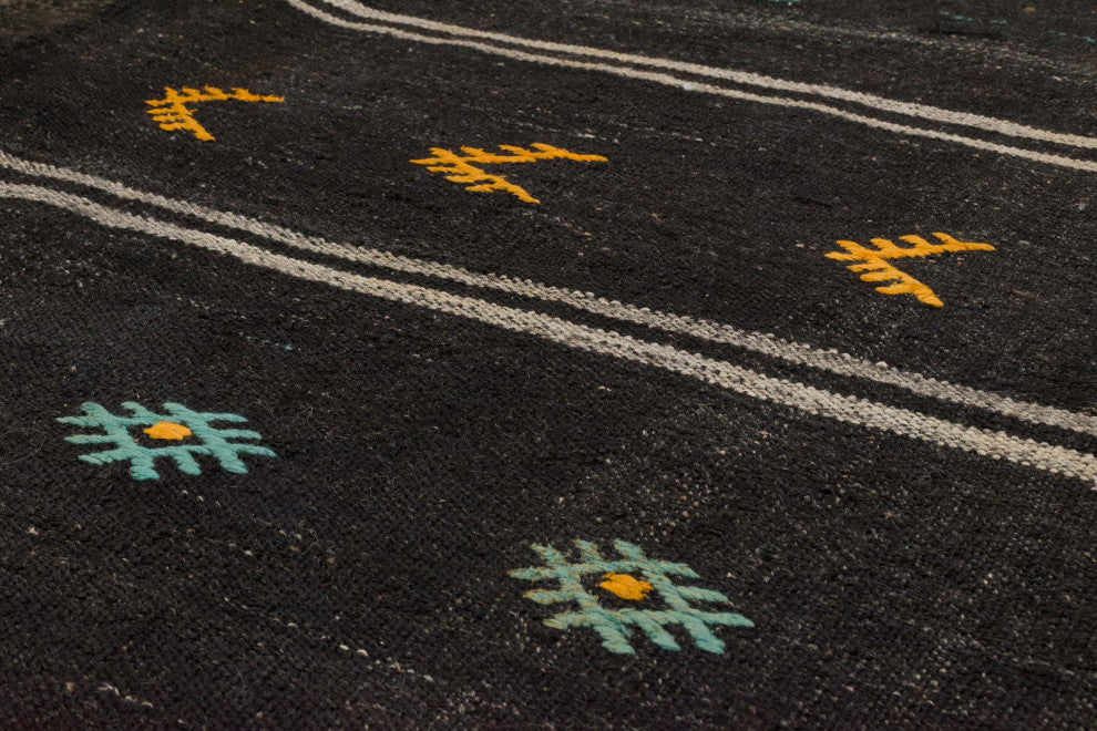 Vintage Anatolian Kilim Rug 6' 2" x 12' 4", 74 in. x 148 in.