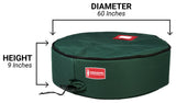 60" Padded Christmas Wreath Storage Container
