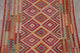 Turkish Flat-Woven Oriental Kilim Pure Wool Traditional Area Rug, 8'4"X5'4"