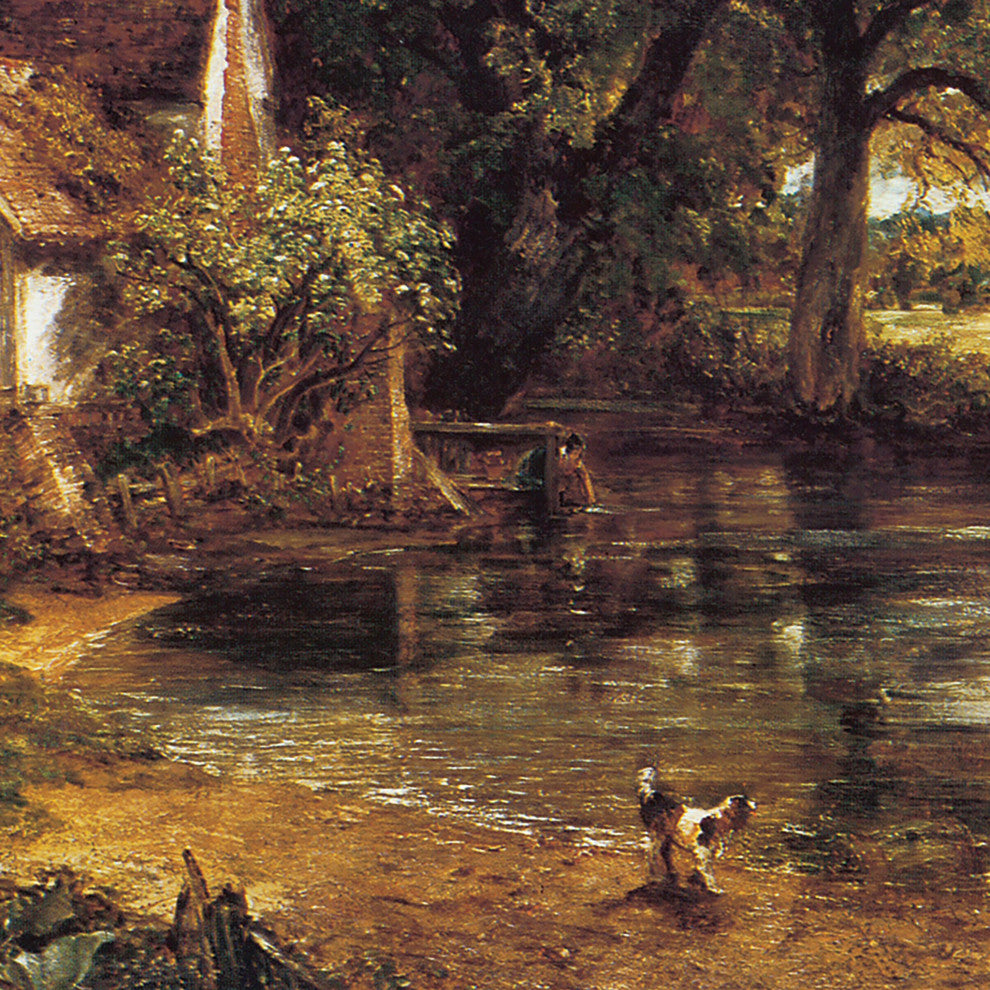 "The Hay Wain 1821" Stretched Canvas Replica, 17"x14"