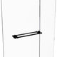 Prestige Skyline 24" Back to Back Shower Door Towel Bar, Matte Black