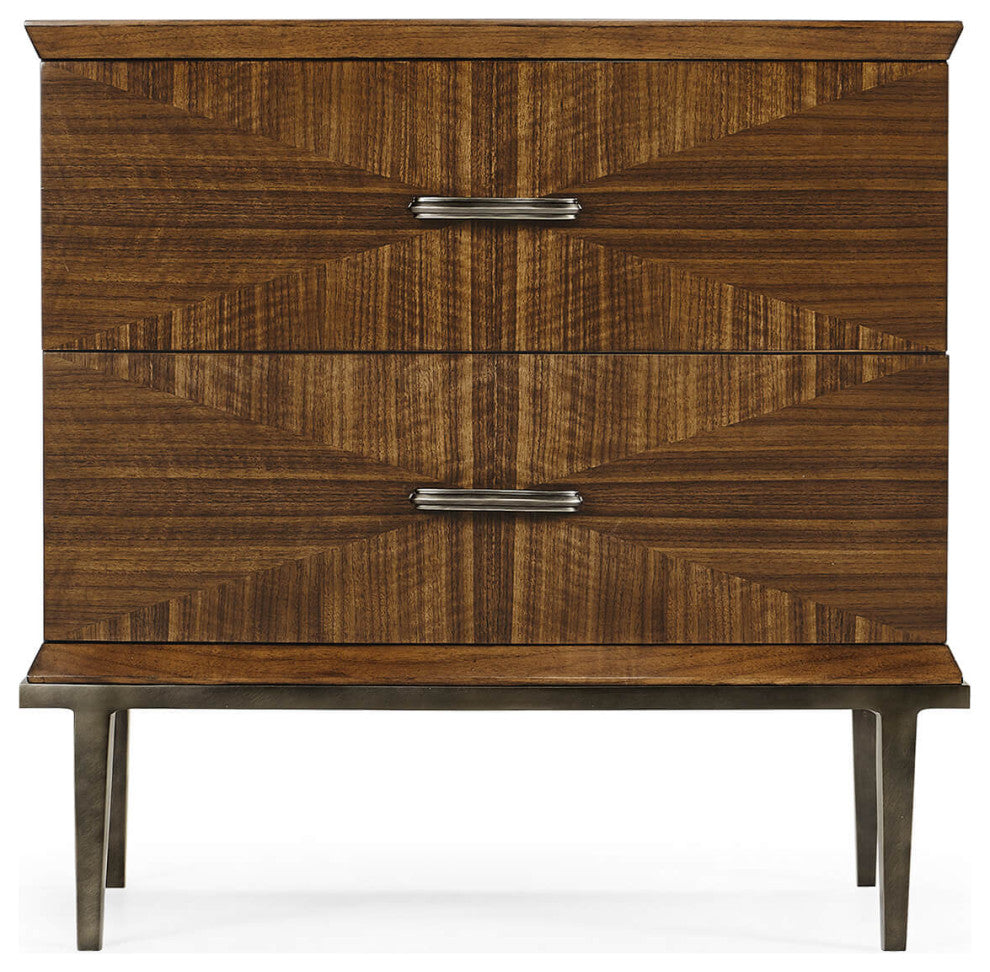 Mid Century Style Walnut Nightstands