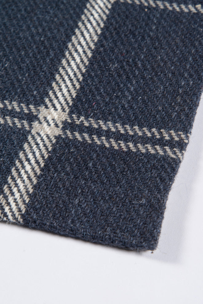 Erin Gates by Momeni Marlborough Dover Hand Woven Wool Area Rug, Navy, 2'x3'