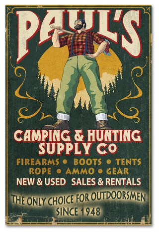 Lantern Press 'Travel Poster 76' Canvas Art, 16" x 24"