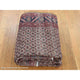 Saddle Brown New Persian Serab Pure Wool Hand Knotted Runner Rug 5' x 9'6"