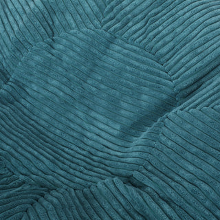 Spring 3 Foot Corduroy Beanbag, Dark Teal