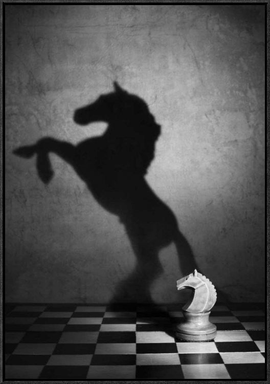 "The Soul Of A Mustang" Framed Canvas Giclee by Victoria Ivanova, 22x31"