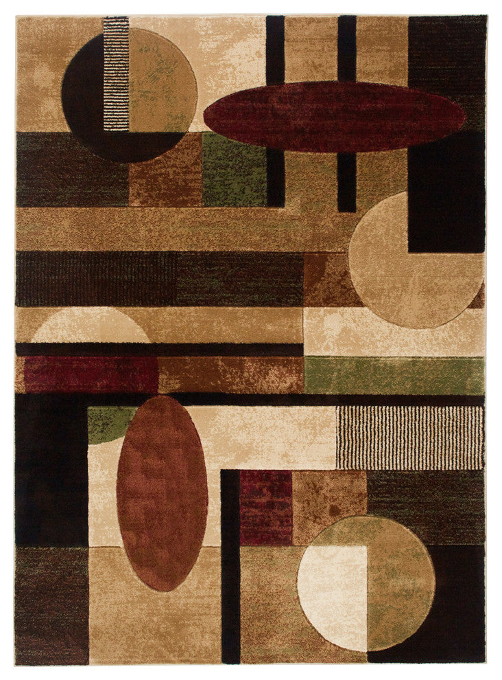 Home Dynamix Tribeca Jasmine Area Rug 9'2"x12'5", Abstract Multi