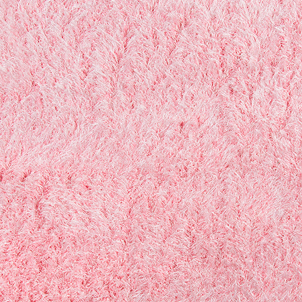 Metro Area Rug, Pink, 8? x 11?, Solid