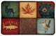 Laural Home Lodge Patch Memory Foam Rug