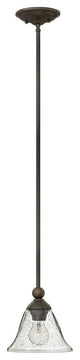 Hinkley Bolla Pendant Small Pendant, Olde Bronze With Clear Seedy Glass