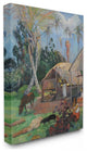 Village Farm Native Figures Classic Painting, 24"x30"