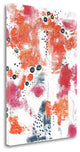 "Orange And Fuchsia Abstract" By Sarah Ogren, Giclee on Gallery Wrap Canvas