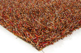 Astrid Contemporary Area Rug, Orange, 5'x7'6" Rectangle