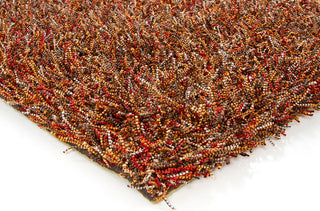 Astrid Contemporary Area Rug, Orange, 5'x7'6" Rectangle