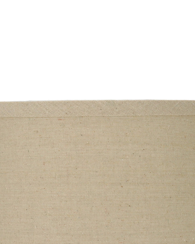 French Drum Lamp Shade, 10x12x8.5", Natural