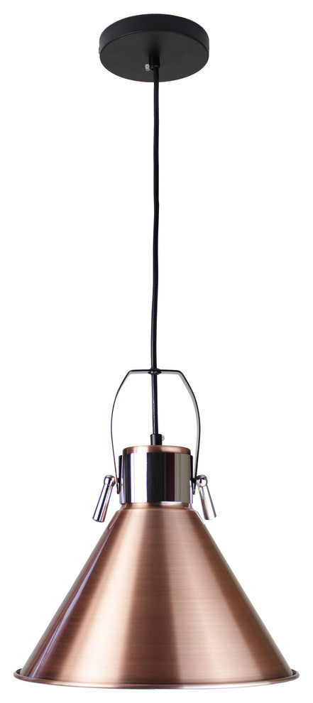 Yatzil Bronze 1-Light Cone Pendant