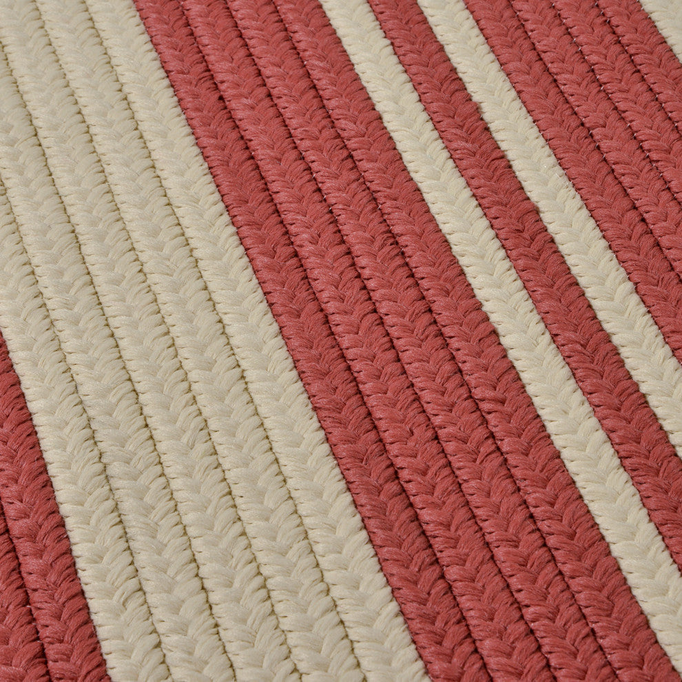 Colonial Mills Bayou Braided Rug, Terracotta, 2x4