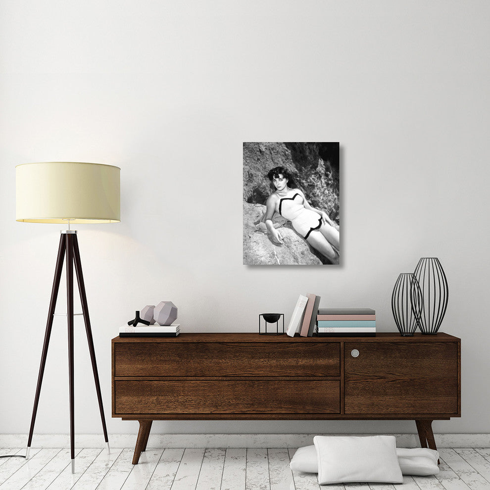 "Joan Collins" Stretched Canvas Giclee by Hollywood Photo Archive, 24"x30"
