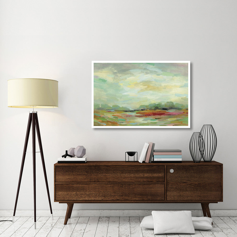 "Sunrise Field" Digital Paper Print by Silvia Vassileva, 50"x34"