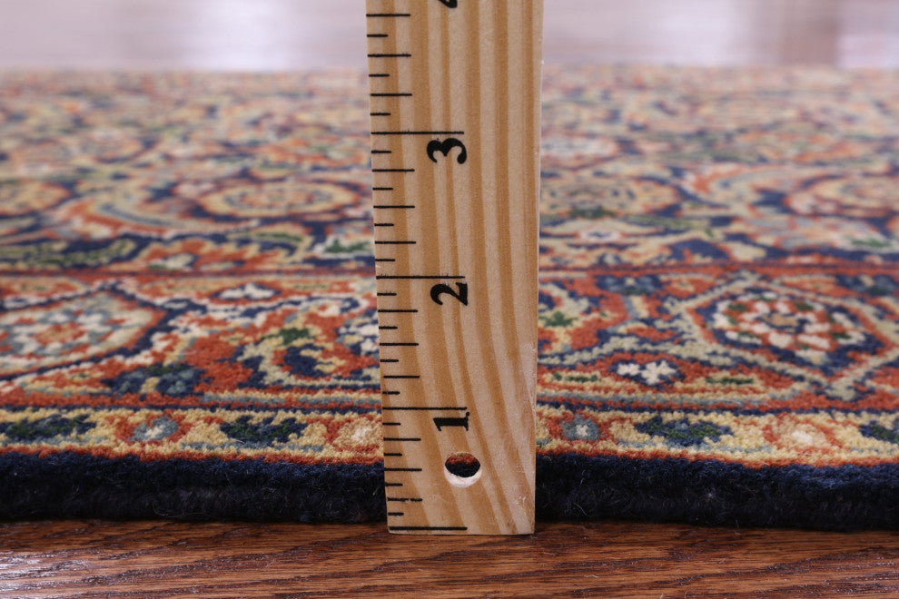 2' 5" X 12' 1" Runner Persian Hill Herati Hand Knotted Wool Rug - Q7157